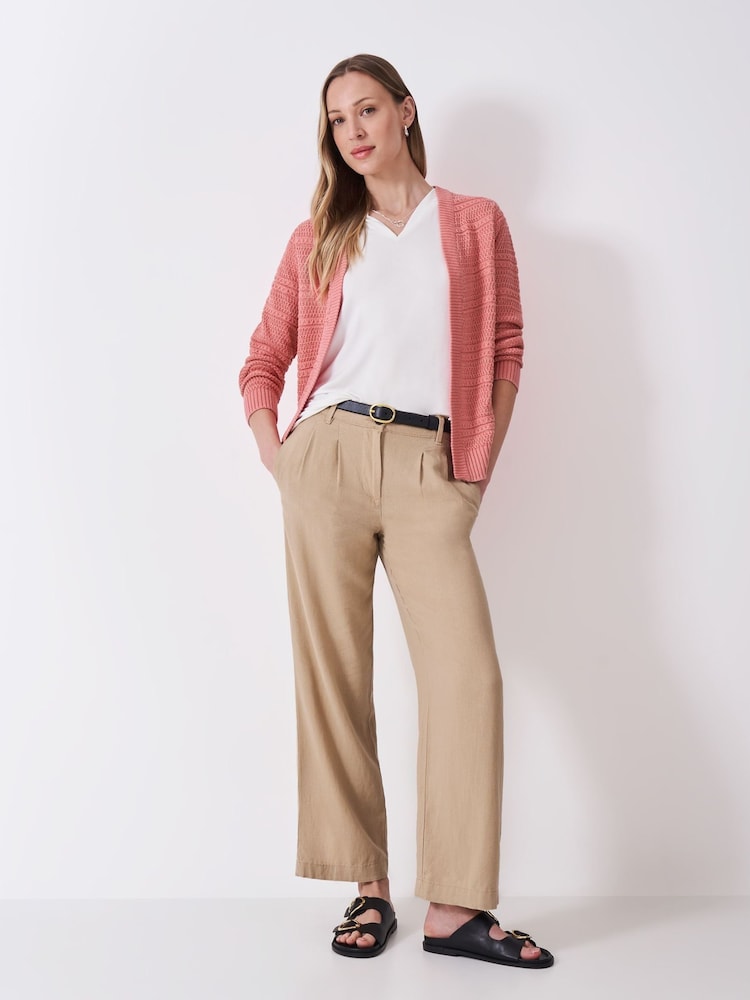 Crew Clothing Stitch Detail Edge To Edge Cardigan - Imagen 2 de 5
