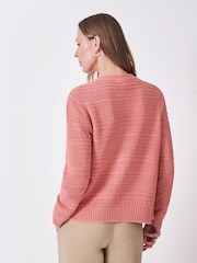 Crew Clothing Stitch Detail Edge To Edge Cardigan - Imagen 3 de 5