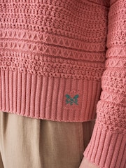 Crew Clothing Stitch Detail Edge To Edge Cardigan - Imagen 4 de 5