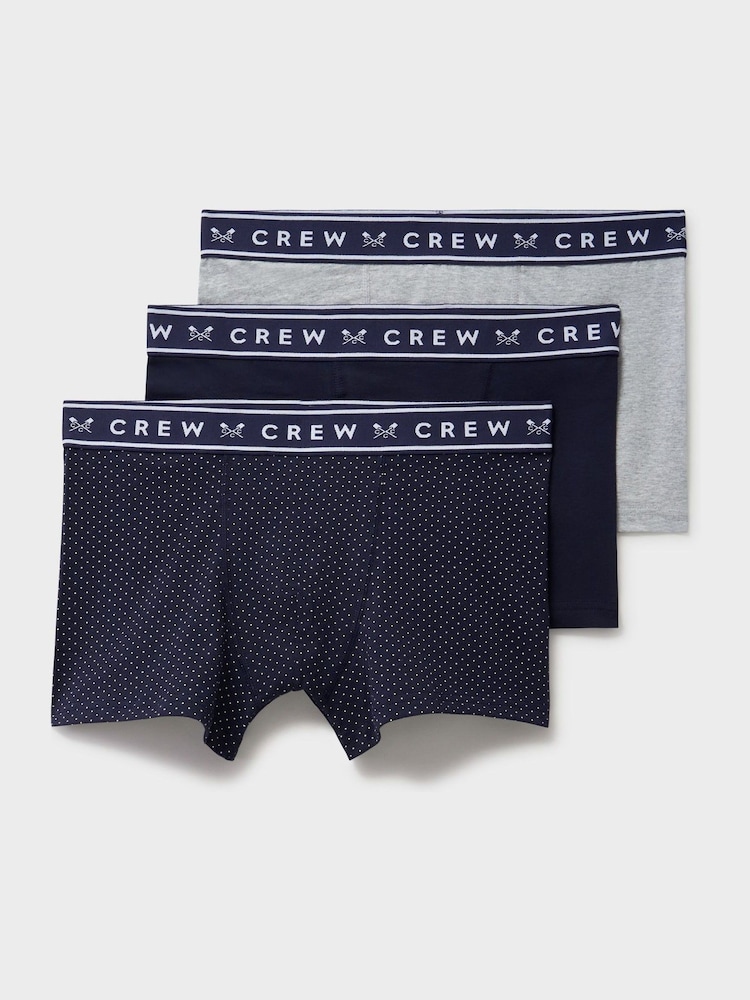 Crew Clothing Jersey Boxers 3 Pack - Bild 1 von 2