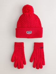 Superdry Pom Hat and Gloves Set - Imagen 2 de 4