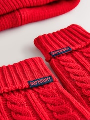 Superdry Pom Hat and Gloves Set - Imagen 4 de 4