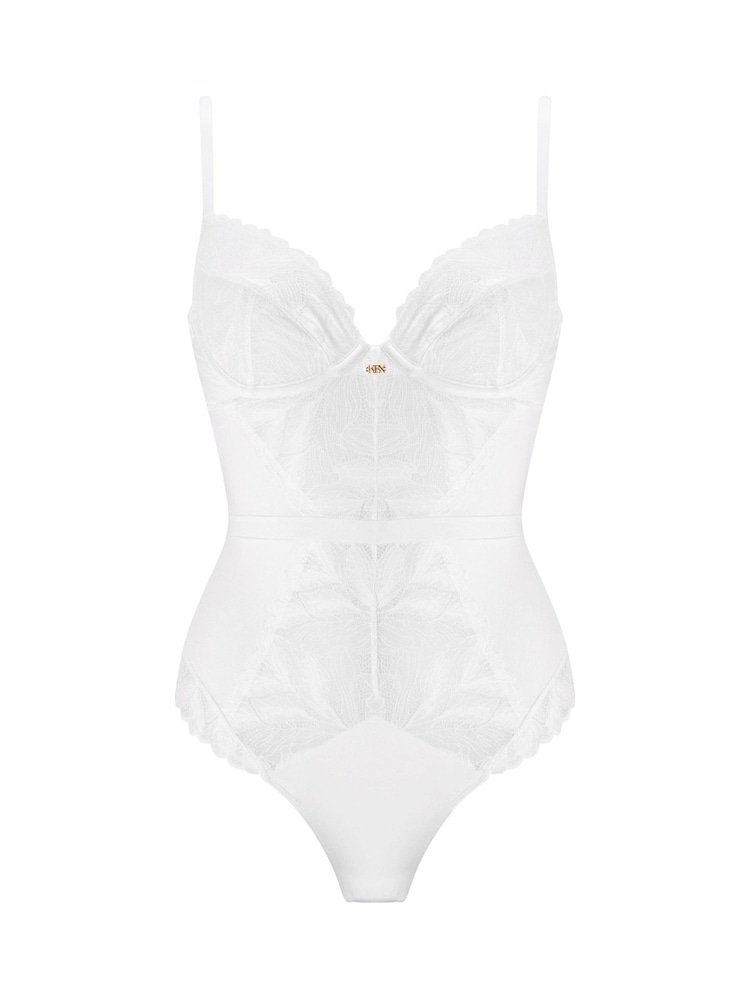 Weiß - KBX Harper Scalloped Lace Underwired Body - Bild 8 von 8