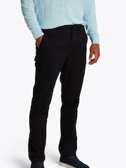 Tommy Hilfiger Black 100% Cotton 1985 Denton Straight Stretch Chino Trousers - Image 1 of 6