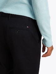 Tommy Hilfiger Black 100% Cotton 1985 Denton Straight Stretch Chino Trousers - Image 2 of 6