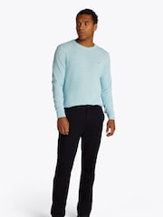 Tommy Hilfiger Black 100% Cotton 1985 Denton Straight Stretch Chino Trousers - Image 3 of 6