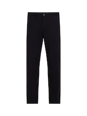 Tommy Hilfiger Black 100% Cotton 1985 Denton Straight Stretch Chino Trousers - Image 5 of 6