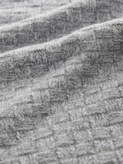 Grey Regular Fit Textured Crew Neck Knitted Jumper - Image 2 of 3