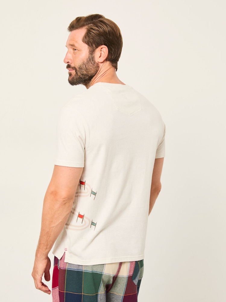 FatFace White Slalom Ski T-Shirt - Image 2 of 6 FatFace White Slalom Ski T-Shirt - Image 2 of 6