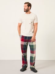 FatFace White Slalom Ski T-Shirt - Image 3 of 6