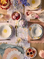 Set of 4 Daisy Pasta Bowls - Slika 1 iz 6