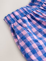 Purple Gingham Pull On Barrel Trousers (3-16yrs) - Image 4 of 4