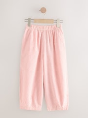 Pink Stripe Pull On Barrel Trousers (3-16yrs) - Image 1 of 4