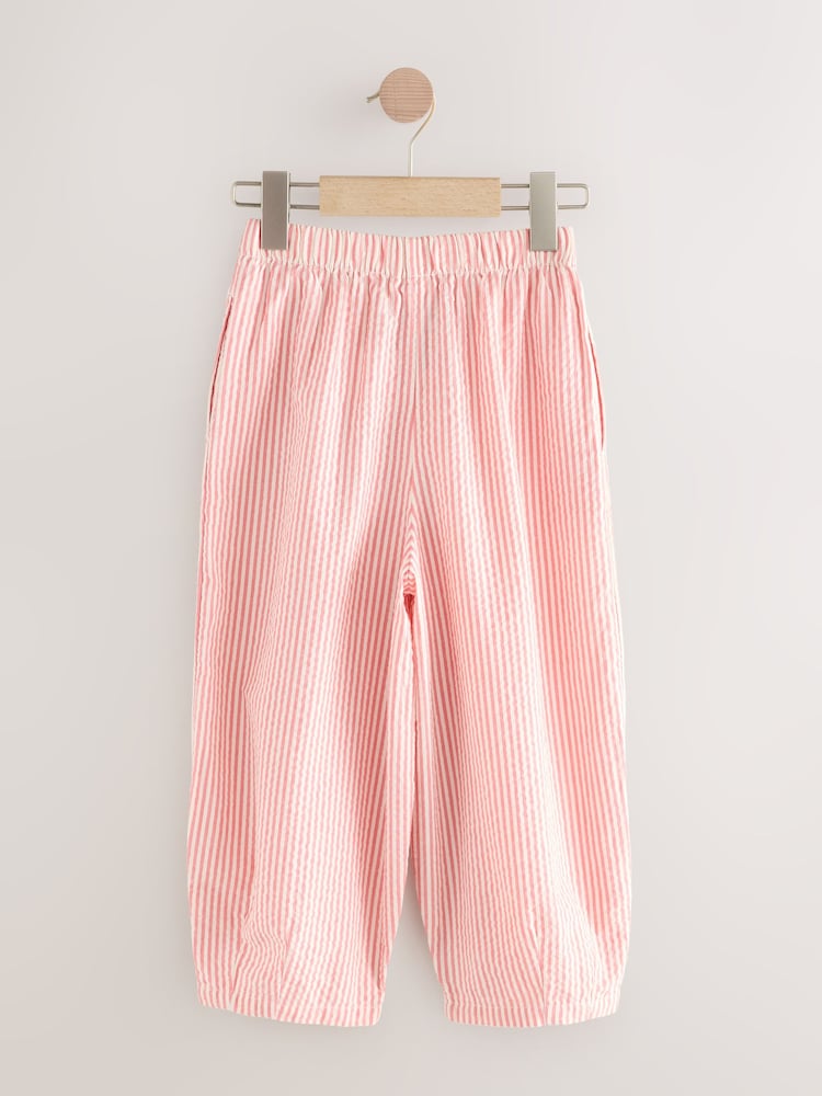 Pink Stripe Pull On Barrel Trousers (3-16yrs) - Image 2 of 4