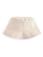 Mamas & Papas Orange Embroidered Stripe Romper and Hat Set - Image 5 of 5