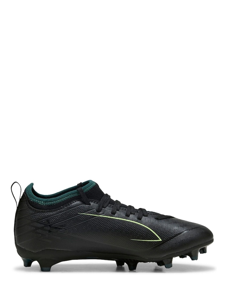 Puma Black Kids Ultra 6 Match Firm Ground Football Boots - Image 1 of 6