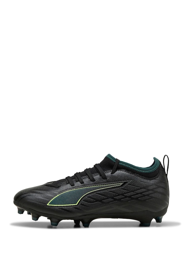 Puma Black Kids Ultra 6 Match Firm Ground Football Boots - Image 2 of 6