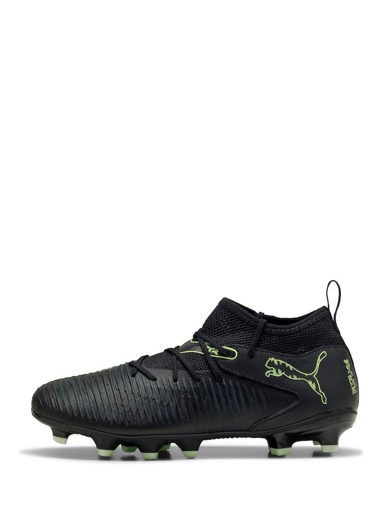 Puma Black Kids Future 8 Match Firm Ground Football Boots - Image 2 of 6 Puma Black Kids Future 8 Match Firm Ground Football Boots - Image 2 of 6