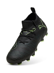 Puma Black Kids Future 8 Match Firm Ground Football Boots - Image 4 of 6
