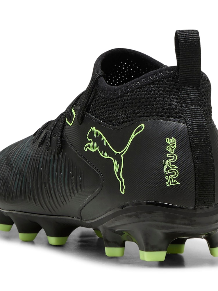 Puma Black Kids Future 8 Match Firm Ground Football Boots - Image 6 of 6