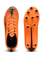 Puma Orange Kids Ultra 6 Play Firm Ground Football Boots - Image 3 of 6