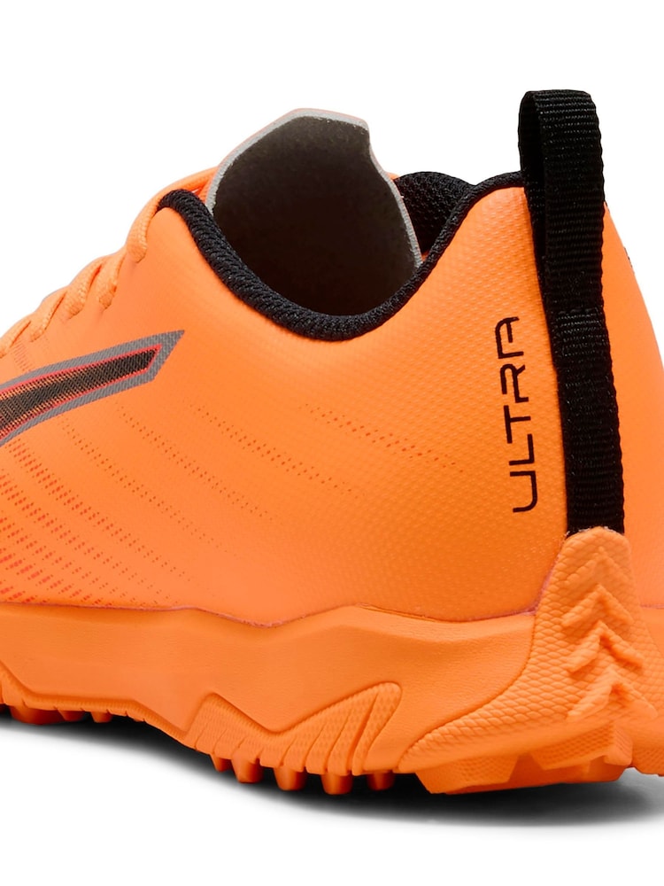 Oranžs - Puma Kids Ultra 6 Play Astro Turf futbola zābaki - Attēls 6 no 6