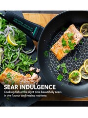 Prestige 5 Piece Black Thermosmart Induction Cookware Set 161820cm Saucepans With Toughened Glass Lids And 2024cm Frypans - Image 6 of 7
