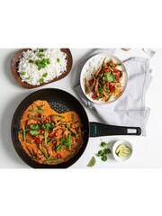 Prestige 5 Piece Black Thermosmart Induction Cookware Set 161820cm Saucepans With Toughened Glass Lids And 2024cm Frypans - Image 7 of 7
