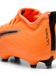 Puma Orange Kids Ultra 6 Match Firm Ground Football Boots - Image 6 of 6