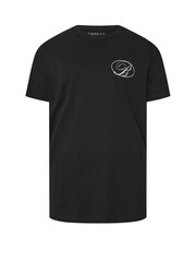 BadRhino Big & Tall Black Script Print 100% Cotton T-Shirt - Image 5 of 6