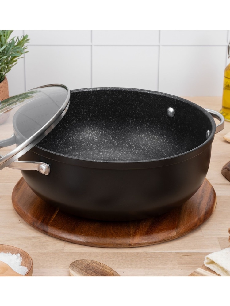 Prestige Black Scratch Guard Casserole - Image 2 of 10