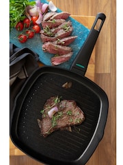 Prestige Black Thermosmart 28cm Induction Square Grillpan - Image 1 of 7
