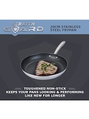 Prestige Silver Scratch Guard 25cm Stainless Steel Frying Pan - Image 2 of 7
