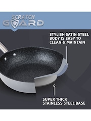 Prestige Silver Scratch Guard 25cm Stainless Steel Frying Pan - Image 3 of 7