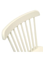 Cotswold Company Classic Cream Simply Cotswold Spindleback Dining Chair Set of 2 - Image 5 of 5