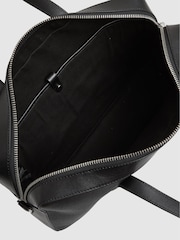 Reiss Black Carlos Micro-Grain Leather Briefcase - Image 3 of 6