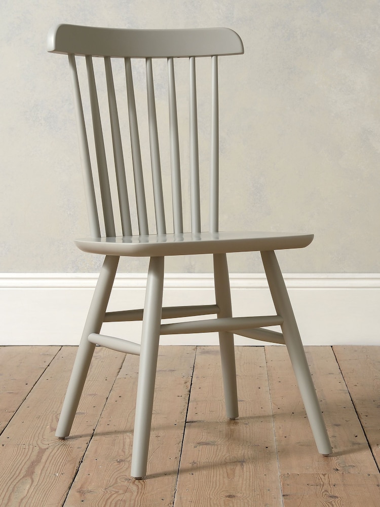Cotswold Company Pebble Grey Simply Cotswold Spindleback Dining Chair Set of 2 - Image 1 of 5