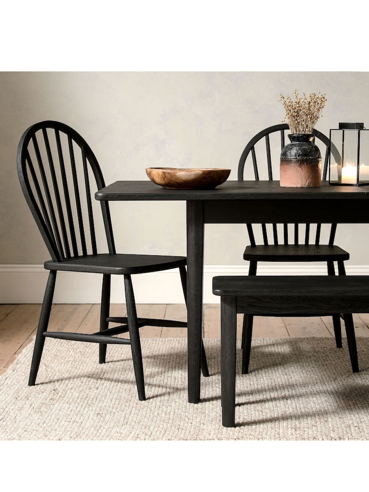 Cotswold Company Black Oak Berkeley Extending Dining Table - Image 2 of 6