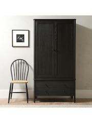 Cotswold Company Black Oak Berkeley Double Wardrobe - Image 1 of 1