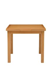 Cotswold Company Rustic Oak Oakland Square Extending Dining Table - Image 2 of 5