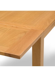 Cotswold Company Rustic Oak Oakland Square Extending Dining Table - Image 5 of 5