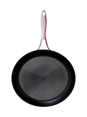 Circulon Silver S Series Steelshield Stainless Steel Hybrid Non Stick Saute 30cm 4.7L With Toughened Glass Lid - Image 4 of 8