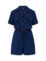 Pour Moi Textured Woven Utility Playsuit - Imagen 3 de 4