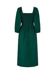 Pour Moi Textured Woven Frill Detail Midi Dress - Imagen 4 de 4