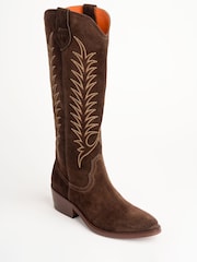 Penelope Chilvers Metallic Blanca Embroidered Boots - Image 3 of 6