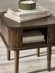 Julian Bowen Dark Brown Arya Side Table - Image 2 of 9