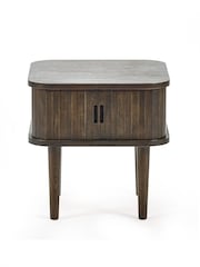 Julian Bowen Dark Brown Arya Side Table - Image 6 of 9