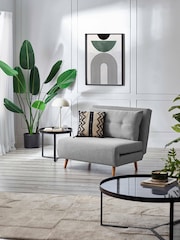 Julian Bowen Grey Rowan Single Sofabed - Image 1 of 10