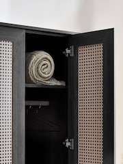 Julian Bowen Black Sydney 2 Door Wardrobe - Image 6 of 11