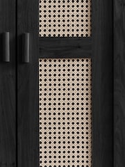Julian Bowen Black Sydney 2 Door Wardrobe - Image 7 of 11